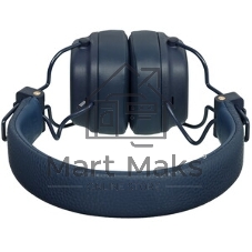 Беспроводные/проводные наушники Marshall Major V синий, накладные, Bluetooth + проводной, беспроводная зарядка, до 100 ч
