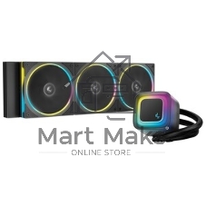Система жидкостного охлаждения Deepcool LE360 PRO ARGb Soc-AM5/AM4/1200/1700/1851 черный 4-pin 19-33dB Al 300W 1817gr Ret (R-LE360PRO-BKAMMC-G-1)
