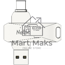 Флешка USB Netac U782C USB 3.0+TypeC Dual Flash 32Gb NT03U782C-032G-32PN