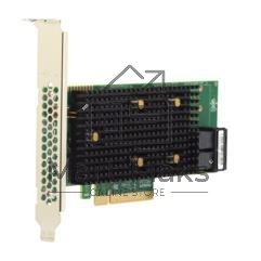 Контролер LSI 9400-8i SGL (05-50008-01), PCIe 3.1 x8 LP, Tri-Mode SAS/SATA/NVMe 12G HBA, 8port(1*int SFF8643), 3408 IOC