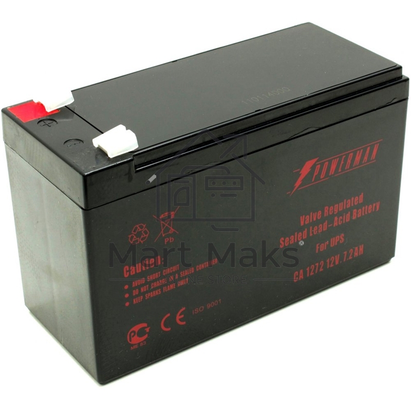 Батарея для ИБП Powerman Battery 12V/7,2AH CA1272