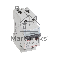 Выключатель автоматический модульный 2п C 6А 6кА DX3-E Leg 407274