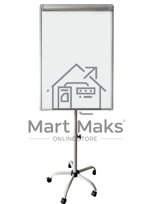 Флипчарт Silwerhof 70x100см на роликах белый