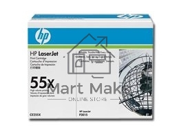 Картридж лазерный HP CE255X черный для LaserJet P3015/P3015d/P3015dn/P3015x 12500 стр.