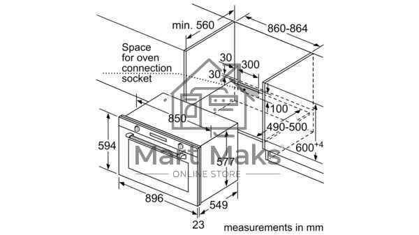 Встраиваемый газовый духовой шкаф Siemens VB011CBR0M IQ100 90*60см, 92л