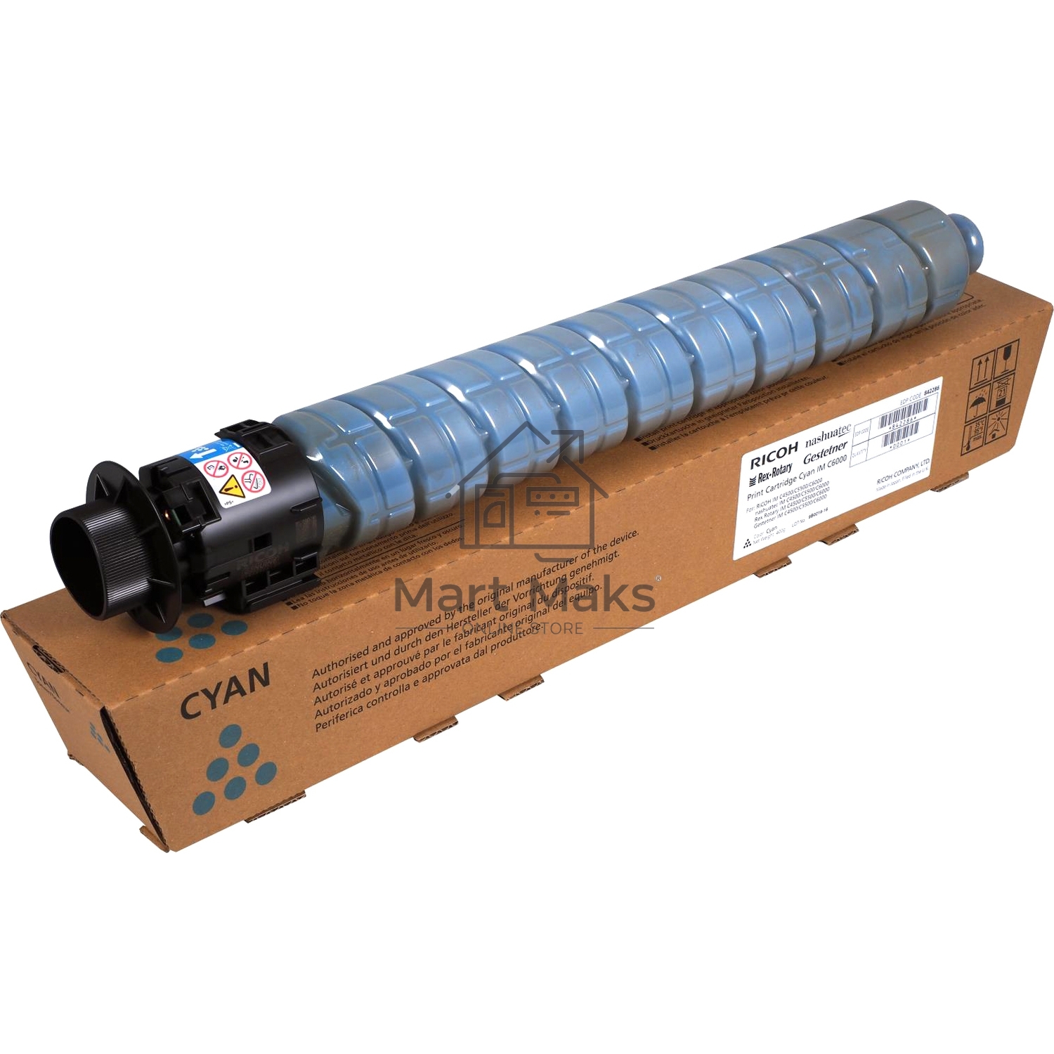 Картридж лазерный Ricoh тип IM C6000 голубой, IM C4500/C5500/C6000