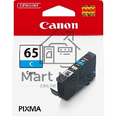 Картридж струйный Canon CLI-65 C голубой 12,6 мл