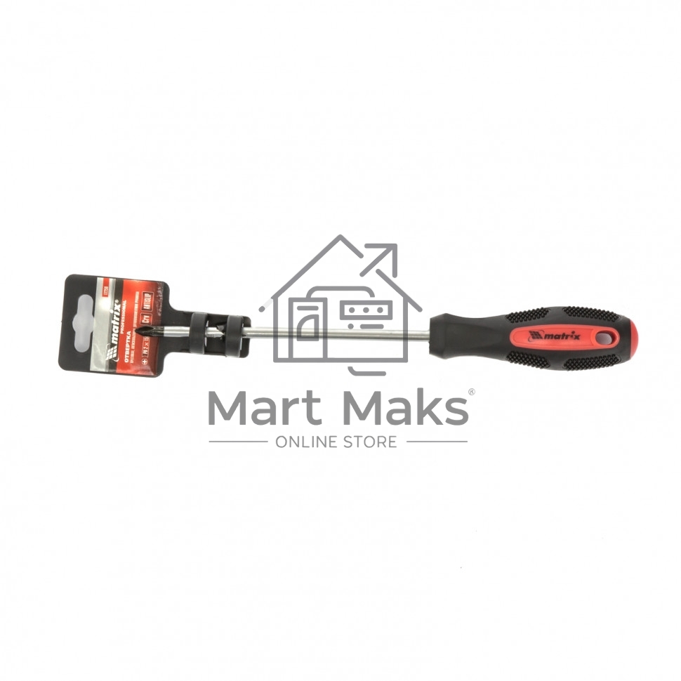 Отвертка MATRIX Anti-Slip, Ph2x150 мм, CrV, двухкомп. рукоятка MATRIX 12250