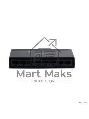 Коммутатор гигабитный 8-портовый неуправляемый Dahua DH-PFS3008-8GT-L, 8xRJ45 1Gb, коммутаця 16 Гбит/с, MAC-таблица 2K, пластик