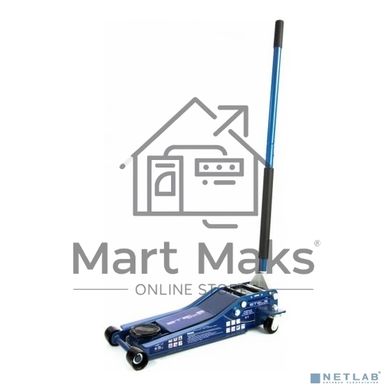 Домкрат гидравлический подкатной STELS 51136, быстрый подъем 3т low profile quick lift 75-515мм про
