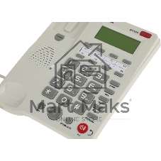 Телефон проводной Ritmix RT-550 белый/серый