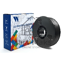 Филамент NVPrint PETG Carbon Fiber Black c карбоновыми волокнами, черный, для 3D печати диаметр 1.75мм масса 1 кг