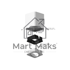 Корпус светильника C7814 SGR серый песок 70*70*H80mm MR16 GU5.3