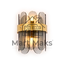 Светильник Ambrella light TR5348/2 GD/SM золото/дымчатый G9/2 max 40W 270*200*140