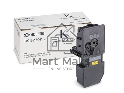 Картридж лазерный Kyocera TK-5230K (1T02R90NL0) черный для M5521cdn/M5521cdw/ P5021cdn/P5021cdw/P5026cdn/P5026cdw 2600 стр.