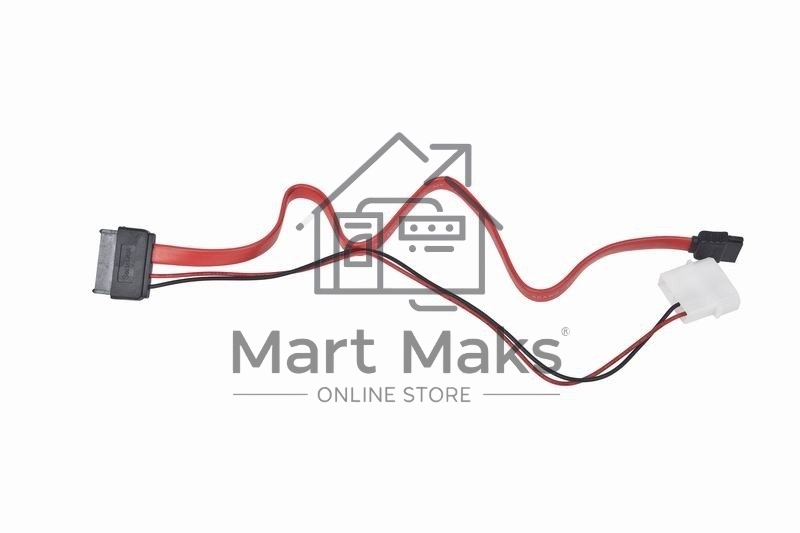 Кабель Gembird/CablexpertКабель Combo miniSATA, molex+SATA/miniSATA, 6pin+7pin, (длина инт-50см, пит-30см) (CC-SATA-C3)