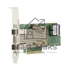 Контроллер LSI SAS 9400-8i8e SGL (05-50031-02), PCIe 3.1 x8 LP, Tri-Mode SAS/SATA/NVMe 12G HBA, 16port(2*int SFF8643+2*ext SFF8644), 3516 IOC