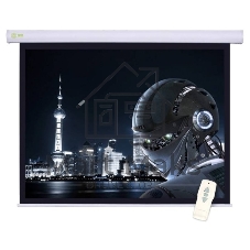 Экран Cactus 124.5x221 см Motoscreen CS-PSM-124x221 16:9 настенно-потолочный рулонный белый (моторизованный привод)