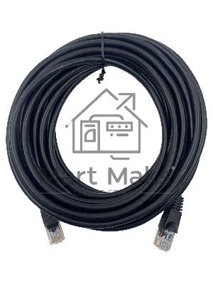 Патч-корд Buro UTP 4 пары cat5E CCA molded 7м черный RJ-45 (m)-RJ-45 (m)
