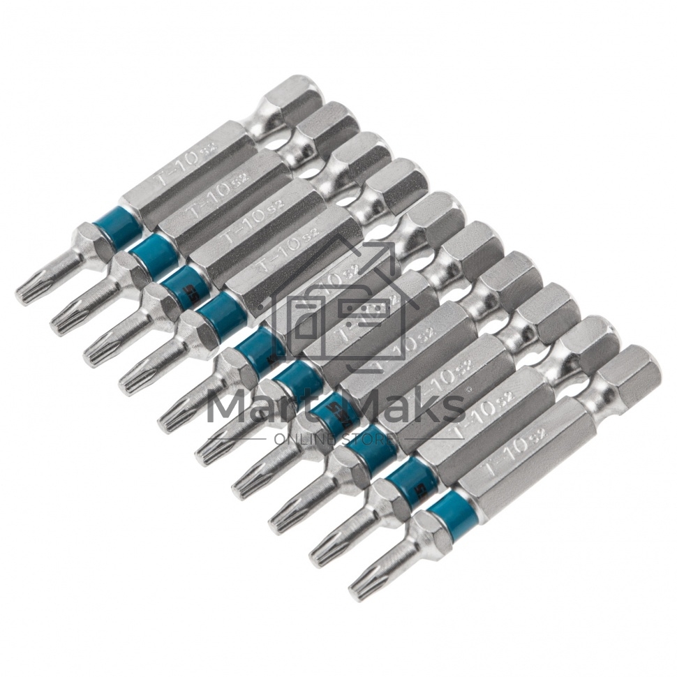 Набор бит TORX 10х50, сталь S2, 10 шт. Gross