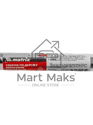 Сверло по дереву Matrix шнековое, 18 х 230 мм, 6-гранный хвостовик