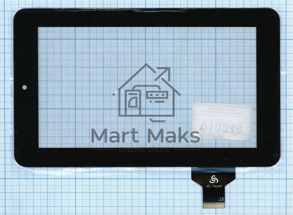 Сенсорное стекло (тачскрин) HLD-GG706S, черное