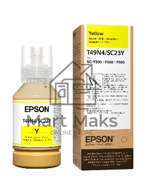 Контейнер с желтыми чернилами Epson T49N4 для SC-F500