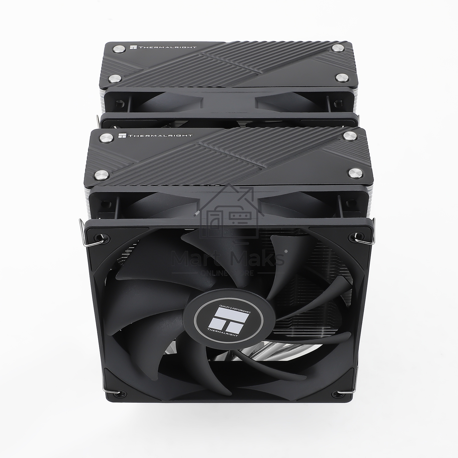 Кулер для процессора Thermalright Phantom Spirit 120 (4-pin PWM, 157mm, Ni/CU, 7x6mm, 2x120mm, 66.17CFM, 25.6dBA, 1500RPM, S: 1700, 1200, 20XX, 115X, AM5, AM4)
