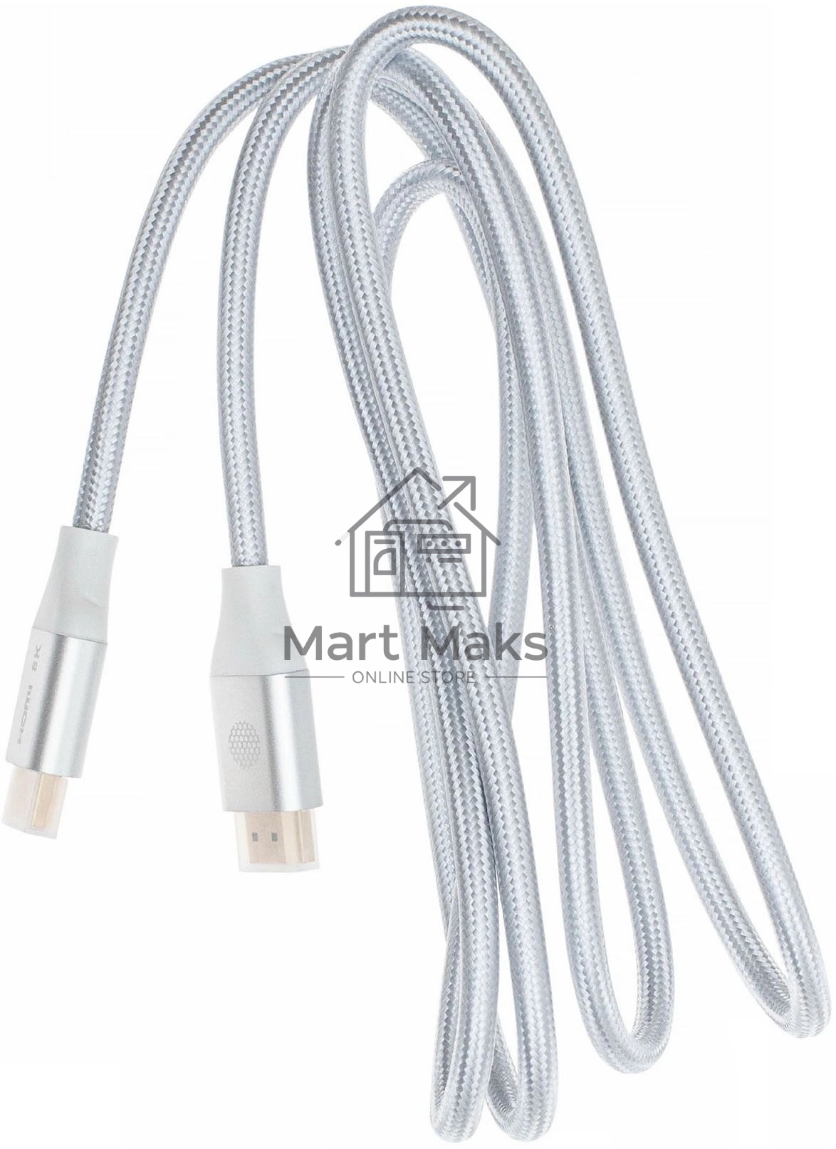 Кабель аудио-видео Cactus CS-HDMI.2.1-1.8 HDMI (m)/HDMI (m) 1.8м. Позолоченные контакты серебристый