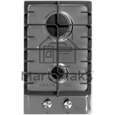 Газовая варочная панель LEX GVS 321 Inox 4000Вт 2 комфорки нерж.сталь