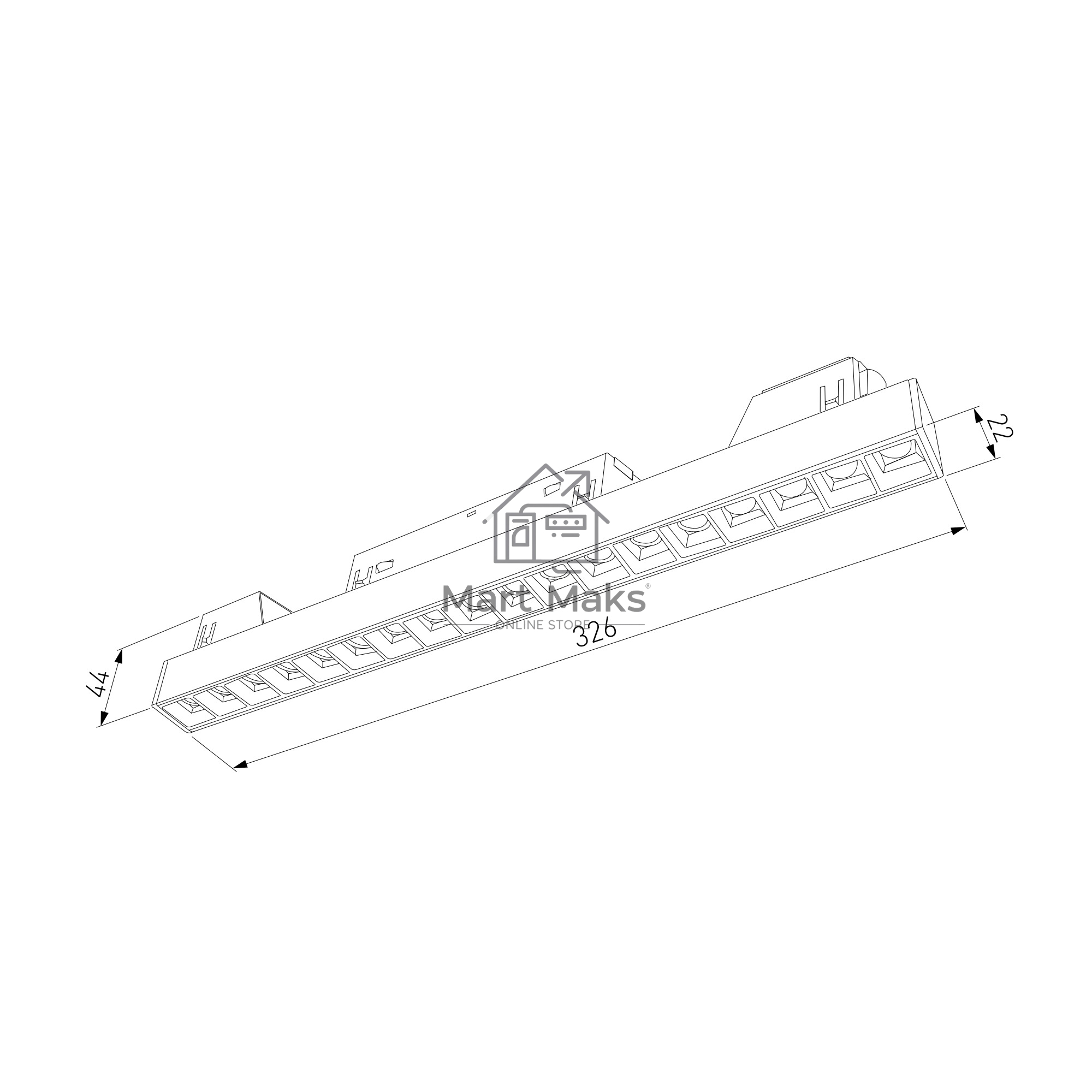 Трековый светильник Slim Magnetic SL03 18W 4200K черный 85006/01 85006/01