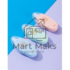 Клеющий роллер Deli EA49201 прозрачный блистер 6мм x 8м Macaron