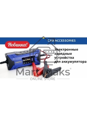 Электронное зарядное устройство GOODYEAR GY003000 CH-2A для свинцово-кислотных аккумуляторов CH-2A