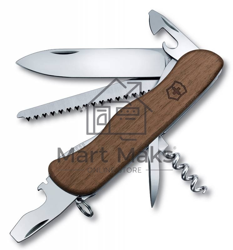 Нож перочинный Victorinox FORESTER WOOD (0.8361.63) 111мм 10функций дерево