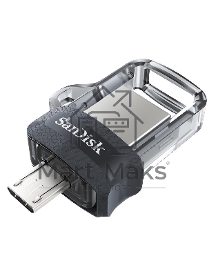 Флешка USB 32Gb SanDisk Ultra Android Dual OTG, m3.0/USB 3.0, черный