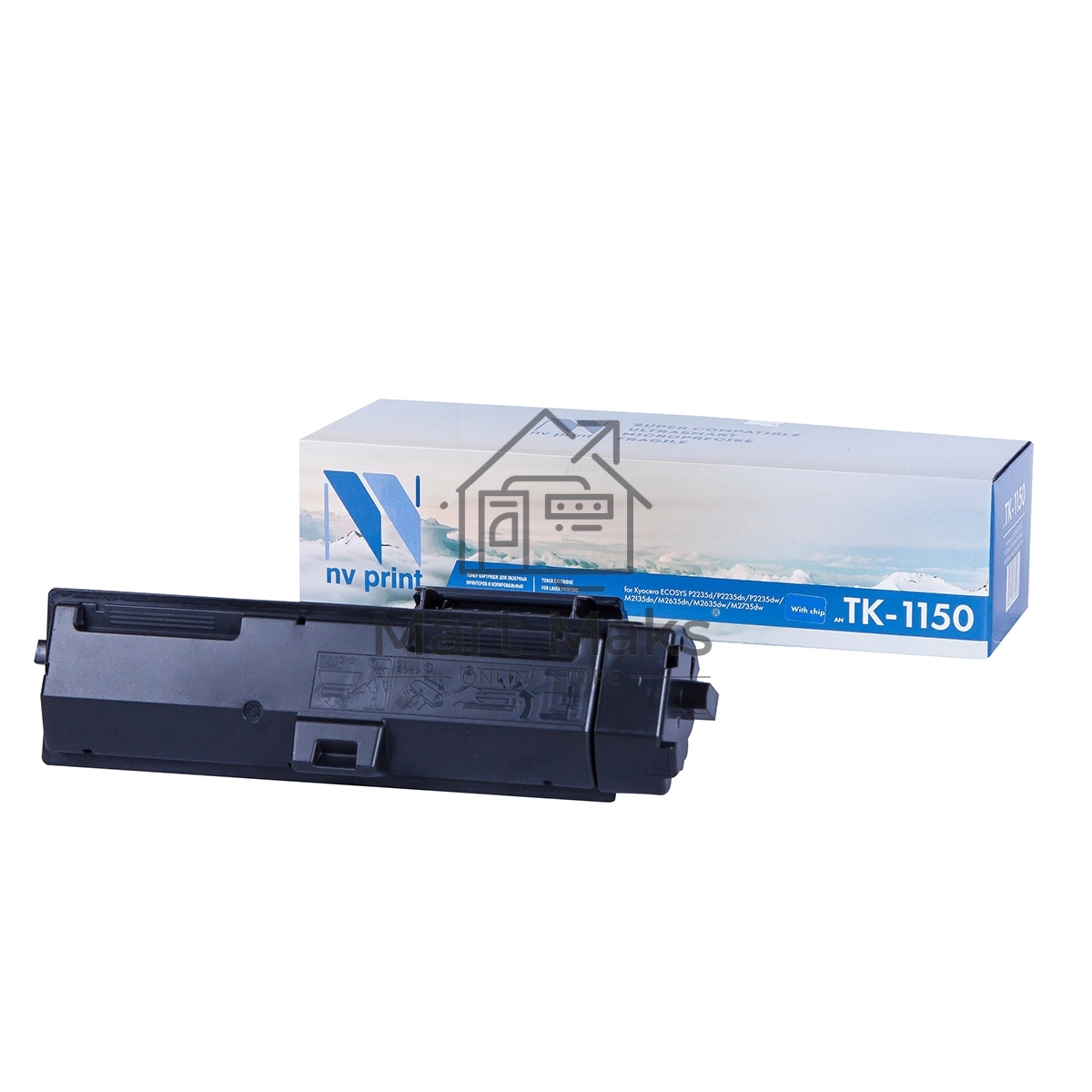 Картридж NVPrint совместимый Kyocera TK-1150 для ECOSYS P2235d/P2235dn/P2235dw/M2135dn/M2635dn/M2635dw/M2735dw (3000k)