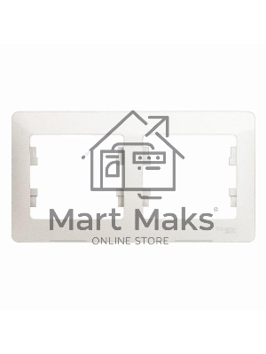 Рамка 2-м Glossa горизонт. перламутр SchE GSL000602