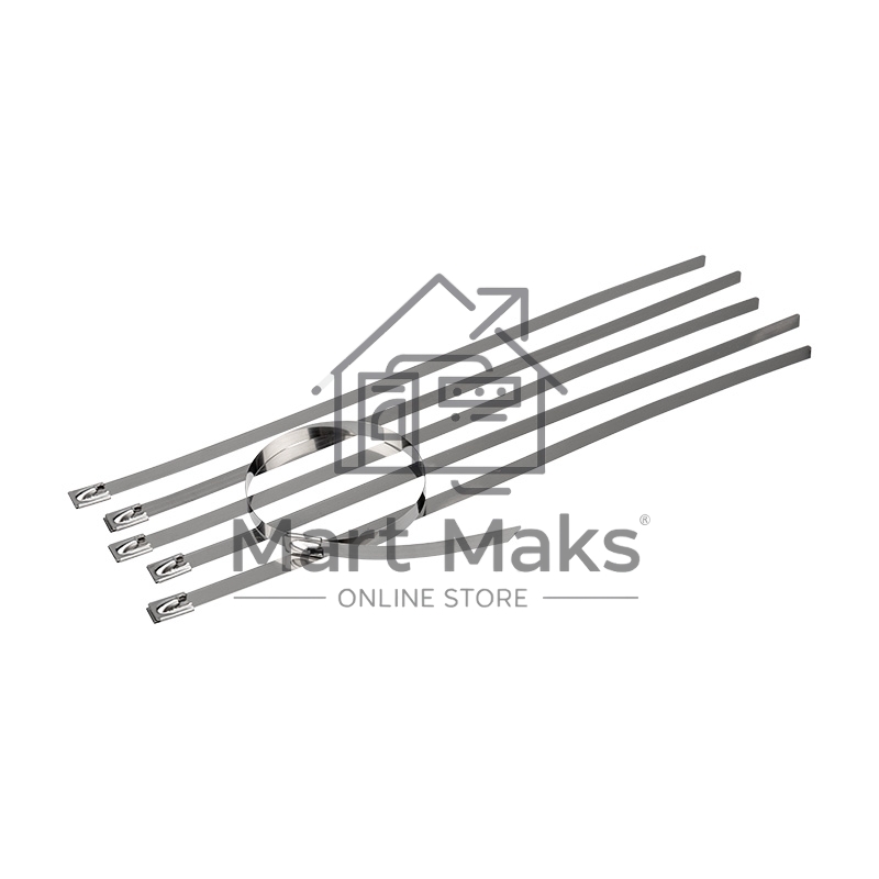 Хомут-стяжка стальной Rexant 250x4,6 мм, упаковка 100 шт.