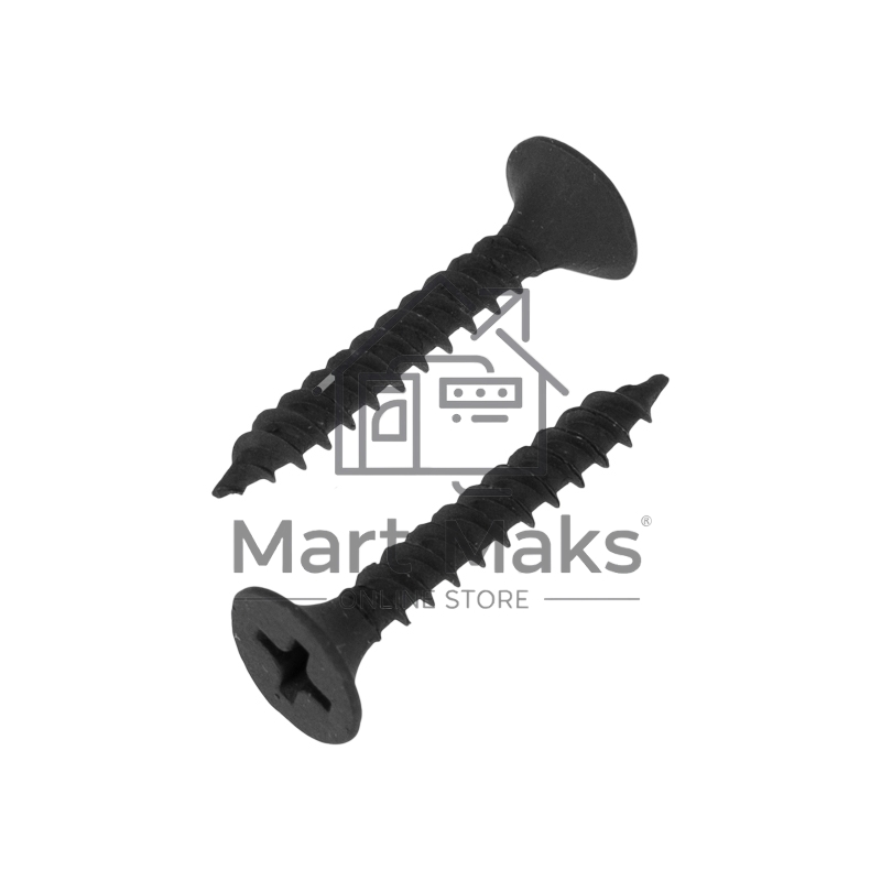 Саморез гипсокартон-металл KRANZ 3.5х25, пакет (50 шт./уп.)