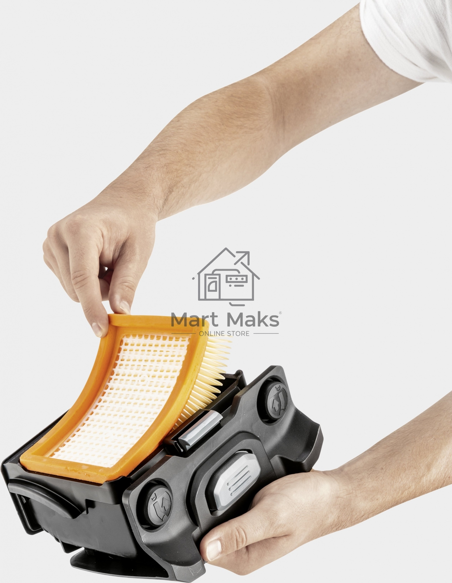 Строительный пылесос Karcher WD 5 V-25/5/22 желтый, 1100 Вт, уборка сухая/сбор воды, пылесборник мешок/контейнер, 25 л
