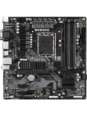 Материнская плата Gigabyte B760M DS3H DDR4, LGA 1700, Intel B760, 4xDDR4, 4xSATA, 2xM.2, 1xPCIe 4.0 x16, 2xPCIe x1, 1xHDMI, 1xDP, 1xVGA, 1x 2.5Gb LAN, 3xUSB-A 3.2 Gen 1, 1xUSB-C 3.2 Gen 2, 2xUSB-A 2.0, 3x3.5 мм, 7.1, mATX