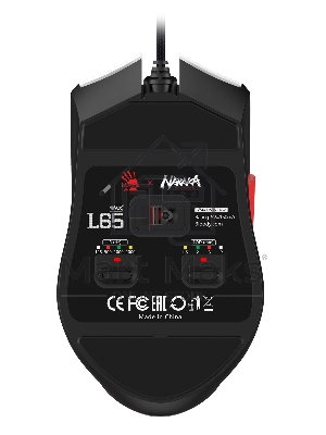 Мышь проводная A4Tech Bloody L65 Max белый, 12000 dpi, USB, кнопки - 7