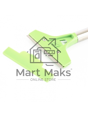 Скребок СИБРТЕХ, фиксированное лезвие, 100мм металлич, обрезиненная ручка, 300мм 79542