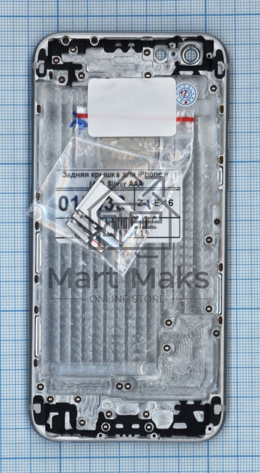 Задняя крышка для iPhone 6 (4.7) серебристая