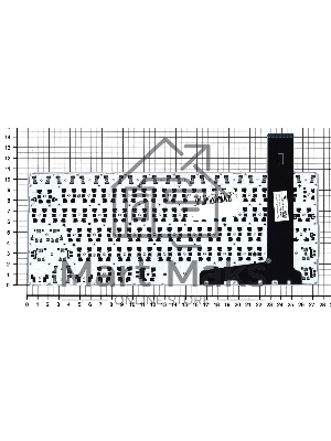 Клавиатура для ноутбука Asus Chromebook C300 черная