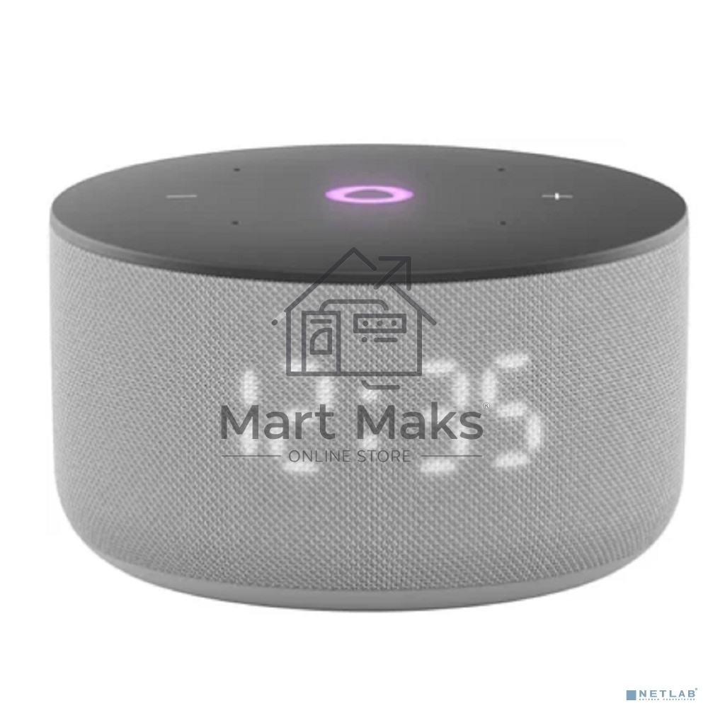 Умная колонка Yandex Станция Мини 3 Алиса серый 12W 1.0 BT/Wi-Fi