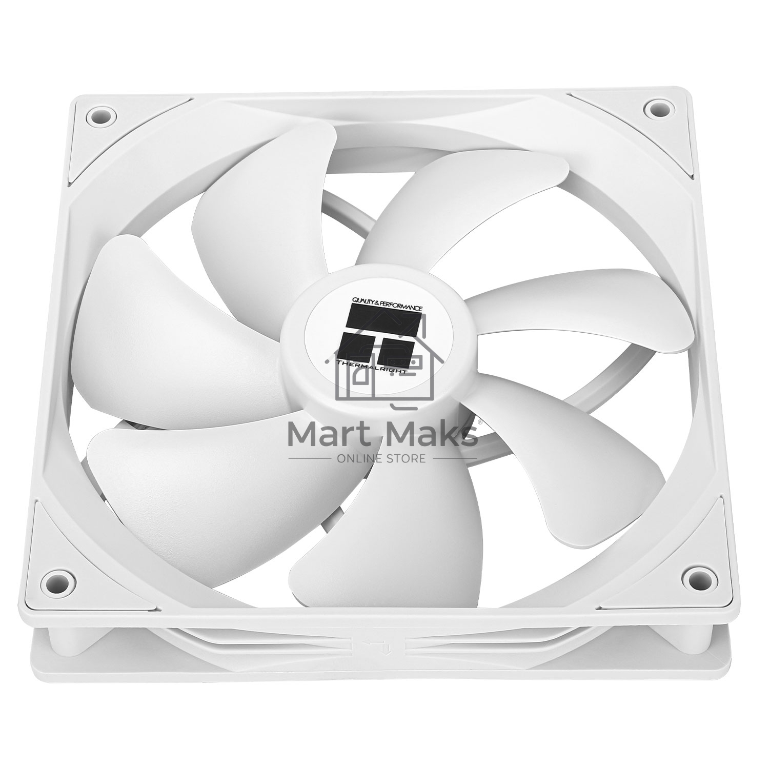 Кулер для корпуса Thermalright TL-C14CW белый (140x140x25mm, 4-pin PWM, 75.8CFM, 26.4dBA, 1500RPM)