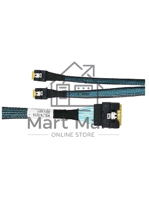 Кабель/SFF-8654 8i/SFF-8654 4i*2-0.8M