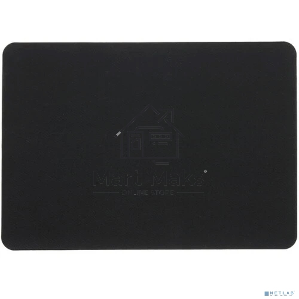 Коврик для мыши Gembird MP-35-25-BLACK, черный, 350х250х3мм, ткань+резина, пакет