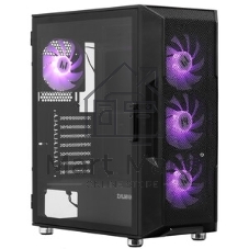 Компьютерный корпус ZALMAN MidiTower I3 NEO ARGb V2 black (ATX, без БП, 2xUSB3.0, 4x120мм ARGb) (Zalman i3 NEO ARGb V2 Black)